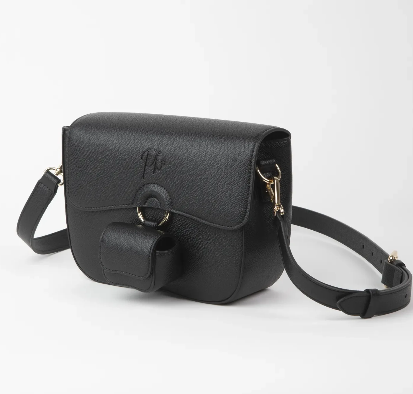 Borsa a tracolla Philia Black, vista frontale