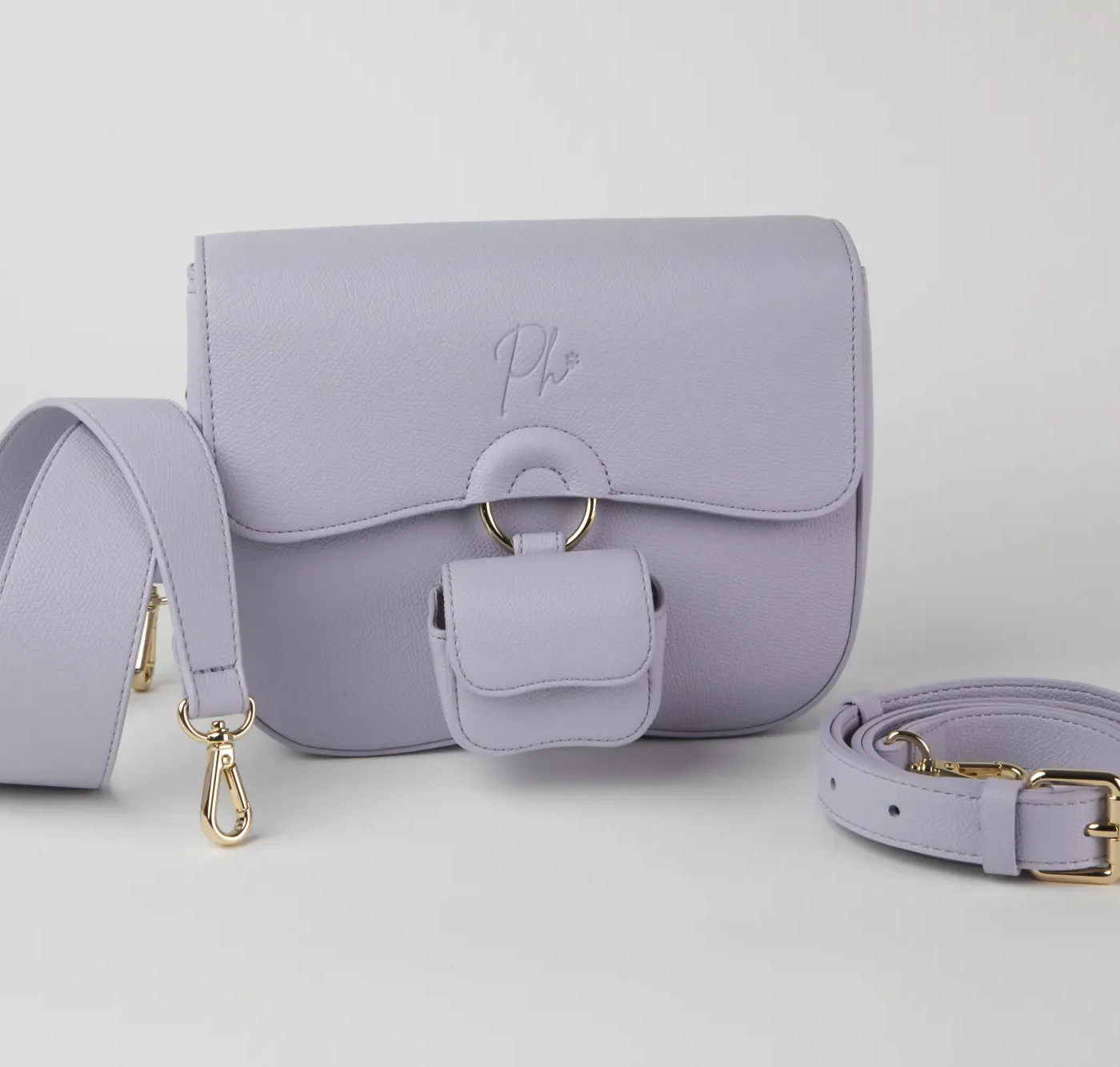 Borsa Philia Lilac con doppia cinghia rimovibile